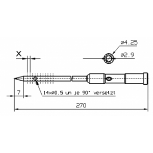 Metalquimia L270 Injector Needles